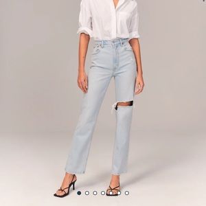 Abercrombie 90s straight ultra high rise size 28/6 regular length